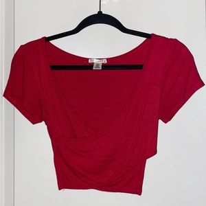 Red Crop Top